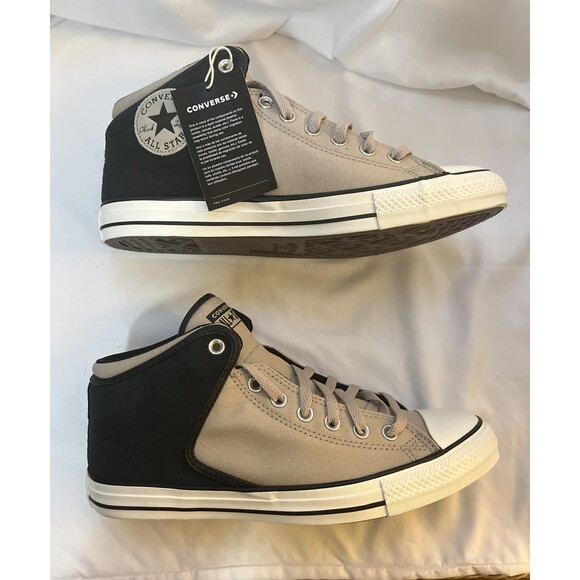 Converse CTAS High Street Papyrus/Black Unisex Mid Top Sneakers Men Sz 10 - Picture 3 of 7